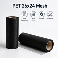 Moustiquaire à bas prix pour fenêtre, filet anti-insectes PET26 PET24, moustiquaire enroulable anti-moustiques pour fenêtres