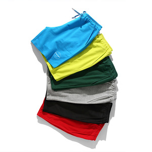 Pantalones cortos <span class=keywords><strong>de</strong></span> hombre con cordón personalizados al por mayor, pantalones cortos <span class=keywords><strong>de</strong></span> algodón estampados, ropa <span class=keywords><strong>de</strong></span> calle lisa, pantalones cortos con cintura elástica para hombre - Product Image 6