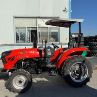Tracteur Tavol 60HP 4x4, moteur diesel, boîte de vitesses à double embrayage 8+8, pompe haute productivité, multifonctionnel