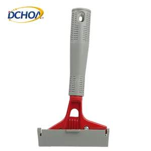 DCHOA 4 Inch Light Duty Edge Scraper Replaceable Blade plastic handle Steel Shovel Carbon Scraper