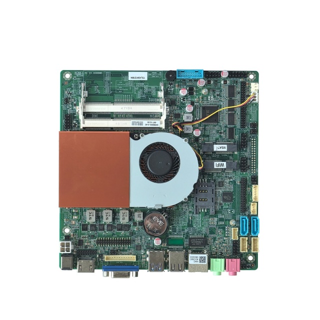 Mini ITX Industrial Motherboard QM9600H Intel Core I5 Dual Core Dual DDR3 Max 16G MSATA SATA Storage 12V/19V 4K Display