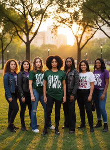 T-shirt Girl Power da donna, casual, femminista, girocollo, manica corta, 100% cotone jersey, stampa, vestibilità regolare, tutte le stagioni - Product Image 2