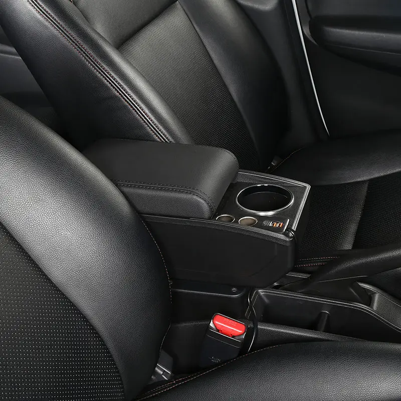 TONC Car central control armrest center console armrest storage box for Volkswagen sedan Polo car interior accessories