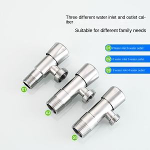 Válvula Angular de Acero Inoxidable Wolf's <span class=keywords><strong>Kiss</strong></span> JF2002 - Gran Flujo, Tres Vías, Cuatro/Seis Puntos, Uso Moderno en Baños, 1 Año de Garantía en Línea - Product Image 5