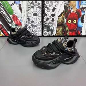 Tide Country Tide Father Men's 2025 Spring Fashion Trend Lace-up Anti-Slip Breathable Platform Sports <b>Casual</b> <b>Shoes</b> - Product Image 2