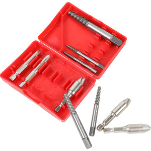 Kit d'extracteurs de vis cassées 10 pièces à filetage grossier et fin, directement de l'usine, pour boulons - Product Image 1