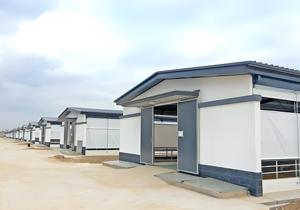 40x60 tavuk kümesi prefabrik çelik yapı tavuk domuz at depolama için kanatlı ev