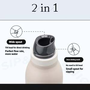 Lightweight <b>Macaron</b> Color Palette Stainless Steel Thermos Cup With Lid for Gym Andtravel - Product Image 4