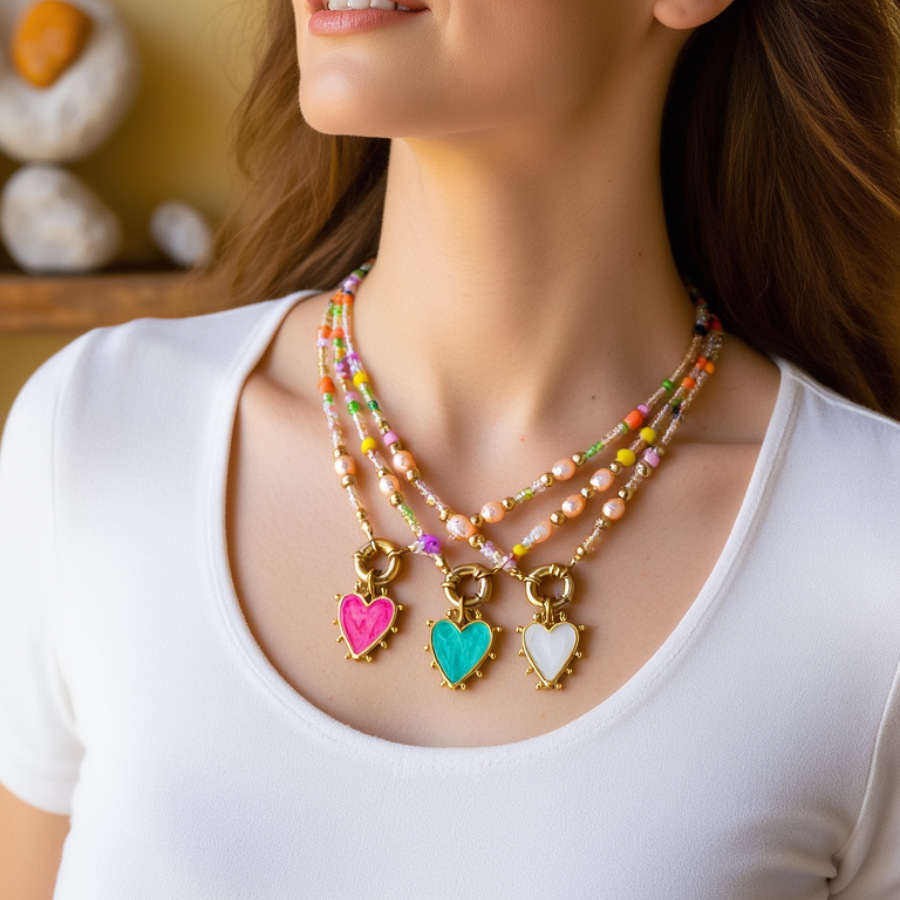 necklace sacred heart