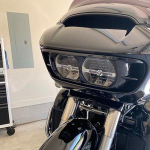 Cubierta de Faro Doble para Motocicleta, Cubierta de Luz Delantera, Apta para Modificación de la Serie de Faros Dobles Harley - Product Image 2