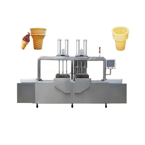 Best selling cone ice cream wafer machine stainless steel waffle cone maker