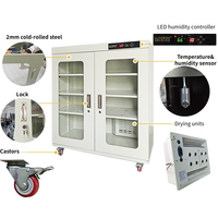 Armoire sèche industrielle Yunboshi 870L pour SMT, contrôle de l'humidité, ESD, IC, PCB, BGA, SMD, électronique, transformation alimentaire, 110/220V