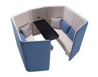 Canapé moderne privé avec cloison haute Bureau insonorisé avec cabine de canapé