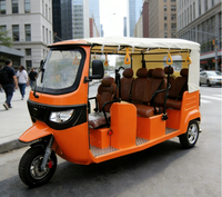 Tricycle Électrique à Trois Roues pour Passagers, 5 Places, Homologué EEC et COC, Vente Chaude