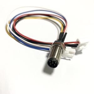 Connettore M5 M8 M12 a <span class=keywords><strong>2</strong></span> <span class=keywords><strong>3</strong></span> 4 5 6 8 12 17 Pin Codice A B D Maschio Femmina Impermeabile IP67 per Montaggio su Pannello - Product Image 3