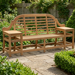 Banc de jardin en teck massif, moderne, durable et luxueux pour l'extérieur - Product Image 3