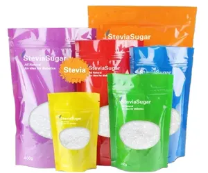 Natural Tabletop Erythritol+Stevia Mixed Sugar 20kg Bulk Packaged in Doypack or Jar Food Additives