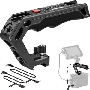 Neewer Nato xử lý hàng đầu với nút ghi, thoải mái Silicone grip với QR Nato kẹp, <span class=keywords><strong>3</strong></span>/8 "arri định vị lỗ, lạnh Giày 1/4" - Product Image 1