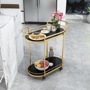 Hotelbezorgers Voor Eten Voor Snacks En Dranken, Drankwagens Met Ijzeren Wielen, Caketrolleys - Product Image 3