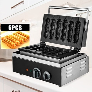 Gril à tarte rond électrique OEM ODM de 220V, machine à pizza antiadhésive de cuisson, mini gaufrier, gaufrier, vente en gros - Product Image 6