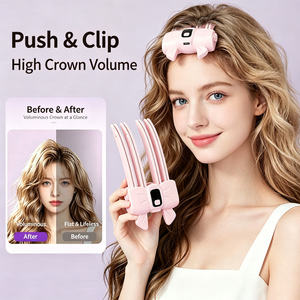 Pince chauffante volumisante pour racines et franges, peigne volumisant pour franges effet volume, avec 2 réglages de chaleur, pour des franges volumineuses et faciles à utiliser - Product Image 2