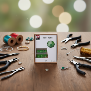 Abalorio Beaded Jewelry 12Pcs Green Glass Beads For Crafting And Jewelry Making - Product Image 3