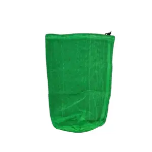 Green Koi Fish Pond Filter Mesh Bag Bio Balls anello di vetro Coral Sand vulcanic Rock Extra Large Green Mesh Bag