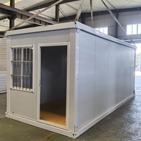 Maison conteneur modulaire portable écologique pour dortoirs de travailleurs, bureaux temporaires et camps