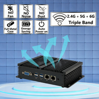 Computadora Integrada de Diseño Compacto, Silenciosa y sin Ventilador, con CPU Intel para Personalización OEM, Carcasa de PC Industrial de Alta Confiabilidad