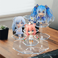 Table nouveau clair 7 niveaux acrylique organisateur affichage Riser étagère présentoir pour Funko Pop figurines Dessert gâteau bijoux maquillage