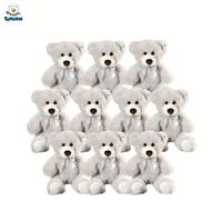 Boneka Beruang Teddy Polos Custom Logo OEM, Mainan Boneka Beruang Uniseks Sederhana, Boneka Beruang Lembut dan Halus, Hadiah Boneka, Pasokan Langsung Pabrik