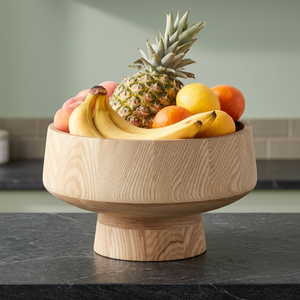 Fruteros Vintage de Madera de Acacia Hechos a Mano, Pulidos, Ecológicos, Aptos para Lavavajillas, para Fiestas y Uso Doméstico como Centro de Mesa - Product Image 1