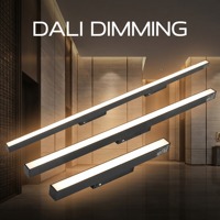 DALI IEC 62386 Rail lumineux magnétique en aluminium moderne COB 3000K-6000K Blanc réglable 48V DC Lampe LED commerciale CRI 90 Ra 90 Garantie 2 ans