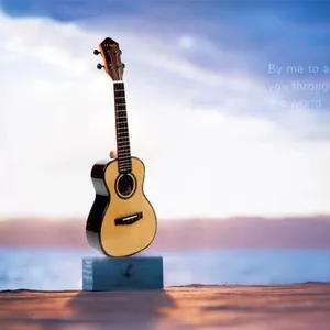 Ukelele hecho a mano <span class=keywords><strong>de</strong></span> alta calidad <span class=keywords><strong>de</strong></span> 23 pulgadas, acabado brillante, <span class=keywords><strong>precio</strong></span> competitivo, parte superior sólida <span class=keywords><strong>de</strong></span> caoba/palisandro/Koa, cuerdas <span class=keywords><strong>de</strong></span> nailon laterales - Product Image 1