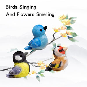 Animal simulé arbre maison jouets éducatifs en peluche nid d'<span class=keywords><strong>oiseau</strong></span> jouets en peluche petit <span class=keywords><strong>oiseau</strong></span> jouets enfants cadeau - Product Image 2