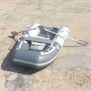 Bateau de pêche <span class=keywords><strong>gonflable</strong></span> en PVC G D290 Chine, personnalisable, 290 cm, 9 pieds, 10 pieds, 4 personnes, avec plancher en aluminium pour la mer et l'océan - Product Image 1