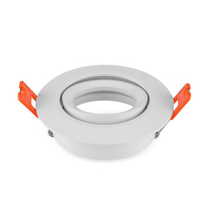 Pièces d'éclairage intérieur, boîtier de luminaire encastré en aluminium GU10, blanc, boîtier de luminaire encastré LED - Product Image 1