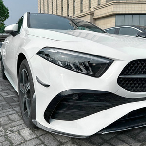 Alerones delanteros Amp-Z para Mercedes-Benz Clase A W177, textura de fibra de carbono, acabado mate, para A180 A200 A35 2023+ AMG - Product Image 2