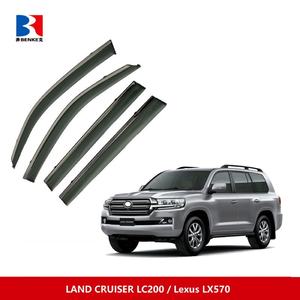 Accessoires de voiture, pare-pluie pour TOYOTA LAND CRUISER LC200 2007-2019, déflecteur de vent par injection, visière de fenêtre, visière de porte - Product Image 2