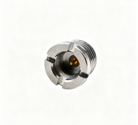 Connecteur coaxial semi-détachable SMP-JYD188G, mâle, à base rotative, pour panneau RF, 50 Ohms, passivation en acier inoxydable, DC-18GHz