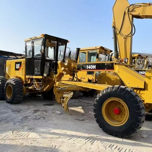 Sử dụng Sâu Bướm <span class=keywords><strong>140h</strong></span> động cơ học sinh lớp mèo <span class=keywords><strong>140h</strong></span> đất leveler secondhand thiết bị xây dựng cho xây dựng đường trang web phân loại - Product Image 1