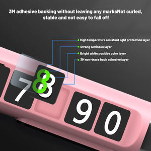 Cartellino di Parcheggio Temporaneo in Metallo per Auto, Segnale di <span class=keywords><strong>Stop</strong></span>, Targa Telefonica, Cartellino Popolare per Vetri Rotti - Product Image 5