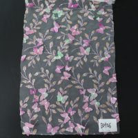 Tissu en maille tricotée brodée de haute qualité, 100% polyester, léger, rose, dentelle papillon 3D pour mariage de filles