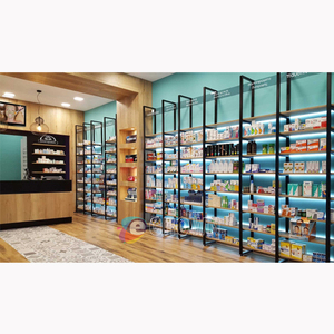 Pharmacy Shop Design Mall Small Drug showcase <strong>Display</strong> for Sale <strong>Led</strong> <strong>Lightings</strong> OEM - Product Image 1
