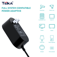 Adaptor Daya Dinding 36W Colokan US Bersertifikasi FCC untuk Router, Lampu LED Strip, Terminal POS, Kamera Keamanan