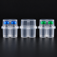Boîte de rangement en plastique à deux pièces pour flacons de 10 ml, personnalisable en gros, avec logo en relief, fabricant d'emballages OEM