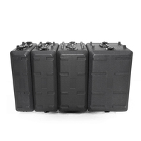 Boîtier de mixage audio 19 pouces 390 mm U2 U3 U4 U6 avec roulettes