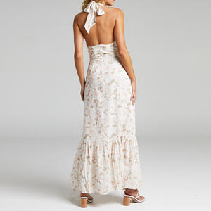 Drs Cheap Women Classy Corset Linear Floral Pattern Elastic Muslim Prom Macys Casual Long Linen Summer Mini Casual Dresses Woven - Product Image 6