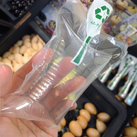 Sacs rétractables transparents en plastique PE de qualité alimentaire imprimés sur mesure pour les produits laitiers et liquides