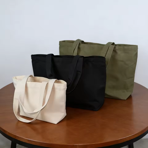 Tas Tote Kanvas Organik Ramah Lingkungan, Tas Belanja Katun, Ukuran Logo Dapat Disesuaikan, Dapat Digunakan Kembali - Product Image 3